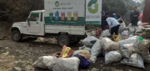 Nearly a ton of waste produced from KEL delivered to the waste management facility